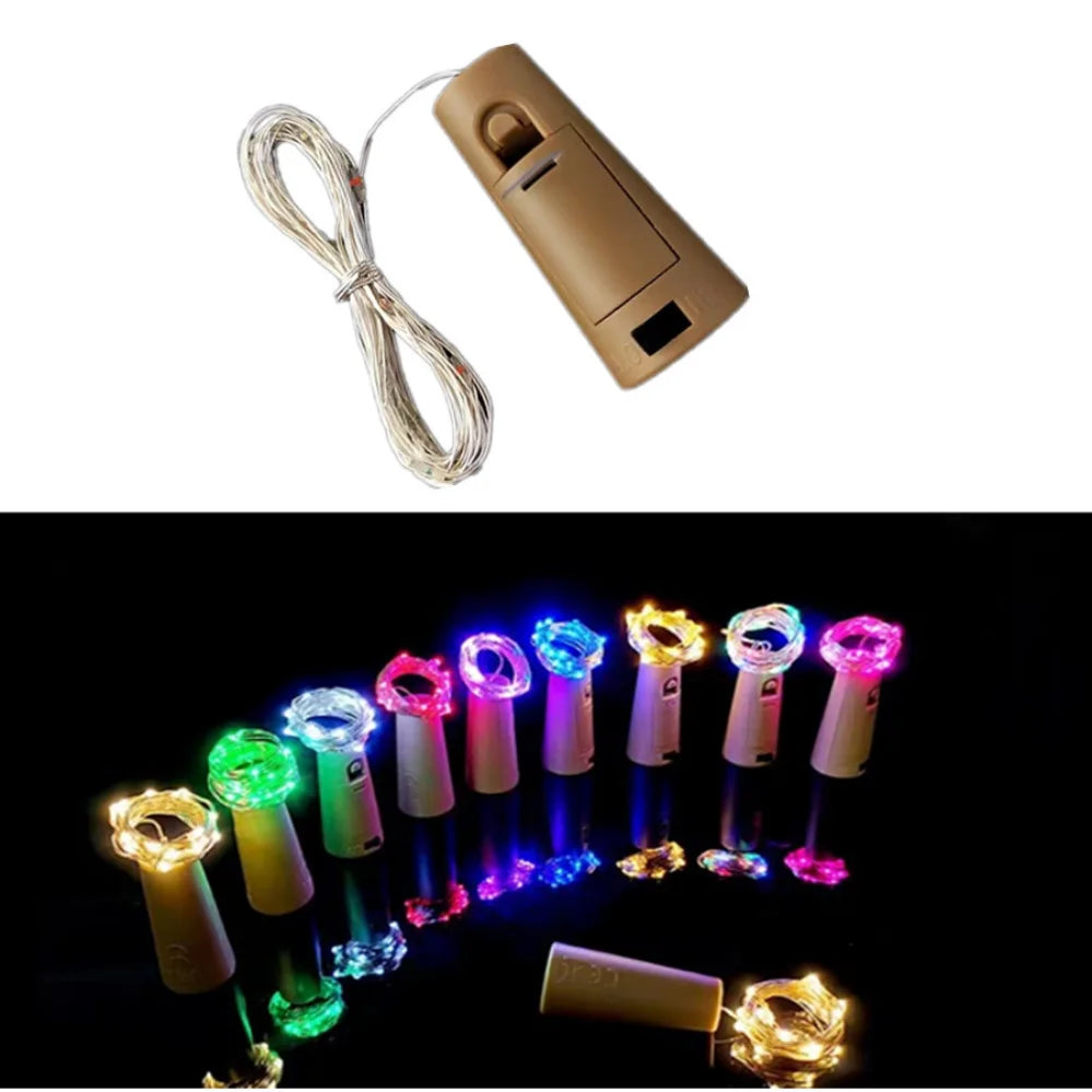 LED Wine Bottle Lights with Cork,1/2/3M Cork Lights Fairy Mini String Lights for Liquor Bottles Crafts Party Wedding Decoration
