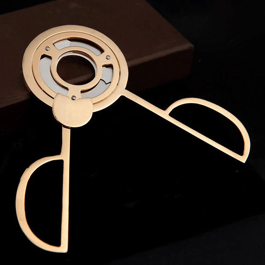 Luxury 3 Blades Stainless Steel Gold Plated Sharp Cigar Cutter Pocket Gadgets Zigarre Knife Cuban Cigars Scissors Accessories